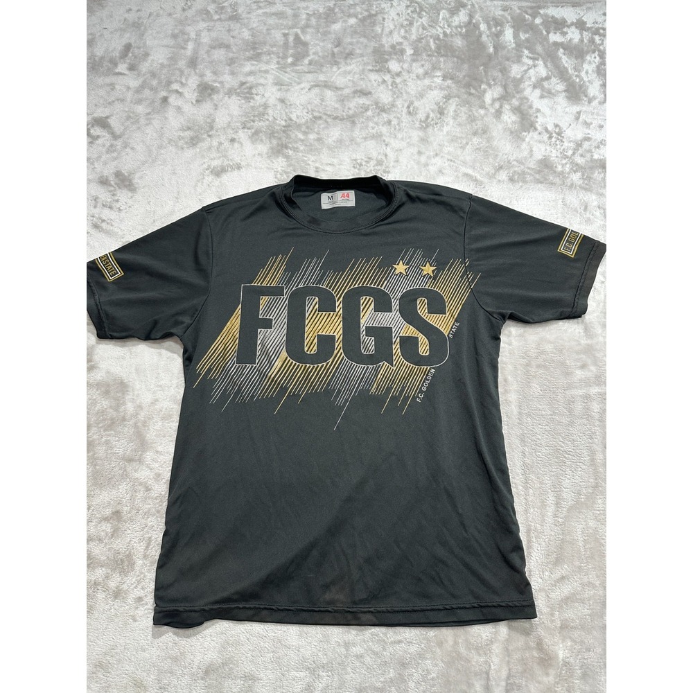FCGS Shirt Youth Medium Short Sleeve Black Soccer Golden State See Photos‎
